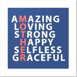 Amazing Loving Strong Happy Selfless Graceful 1 Posters and Art